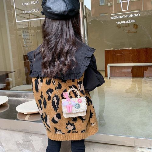 Chic Princess Handbag for Little Girls, Mini Versatile Crossbody Bag, Children's Shalimar Style Bag