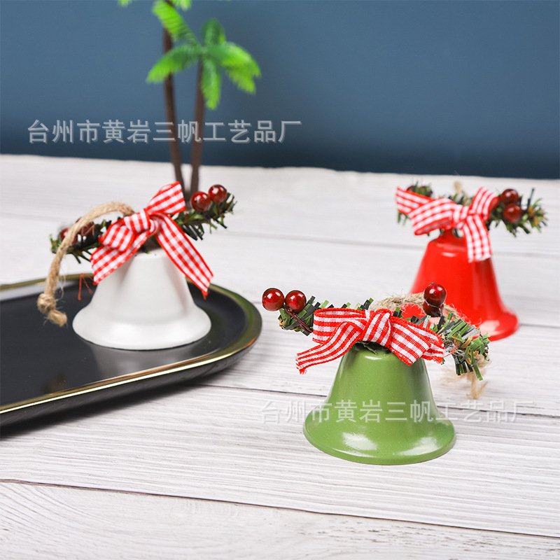 クリスマスベルペンダント金属ホーンベルクリエイティブクリスマスツリー装飾ペンダント休日ホームアクセサリーアクセサリー|undefined