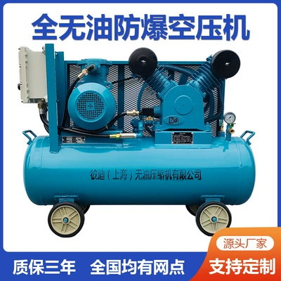 Oil-free explosion-proof air compressor mute bt4 oil depot gas station piston dust ct4 air compressor small