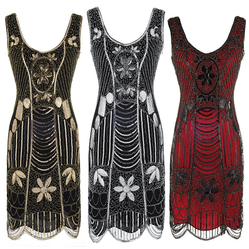 retro evening dress