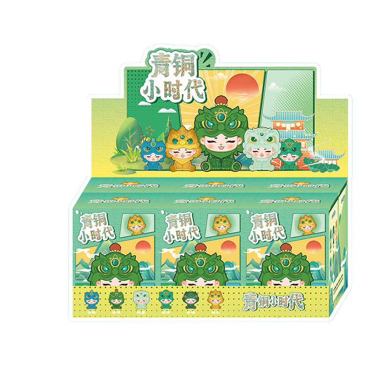 古风桌面摆件青铜小时代盲盒创意国潮系列装饰礼物送朋友同事批发|undefined