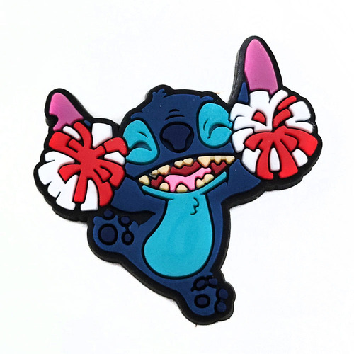 22 new cute and funny Stitch cave shoes shoe buckles shoe flower buckles PVC soft rubber decorative buckle accessories