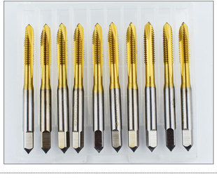 High Quality Tip Spiral Titanium Plating Machine Tap M3M4M5M6M8M10M12M14M16