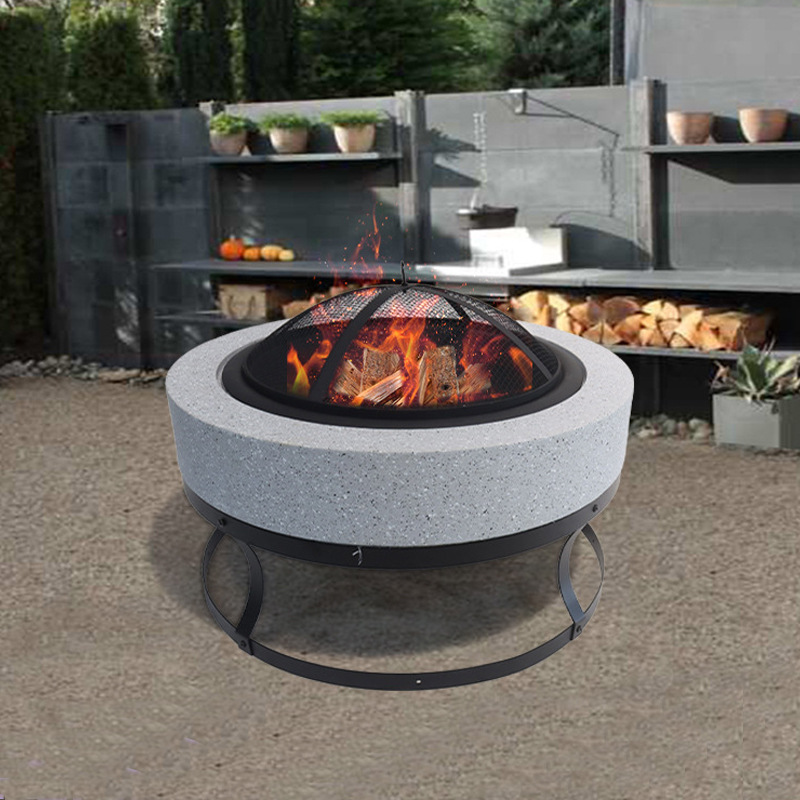 Al por mayor estufas de óxido de magnesio patio exterior horno de madera horno de barbacoa hogar horno de jardín horno de estufa