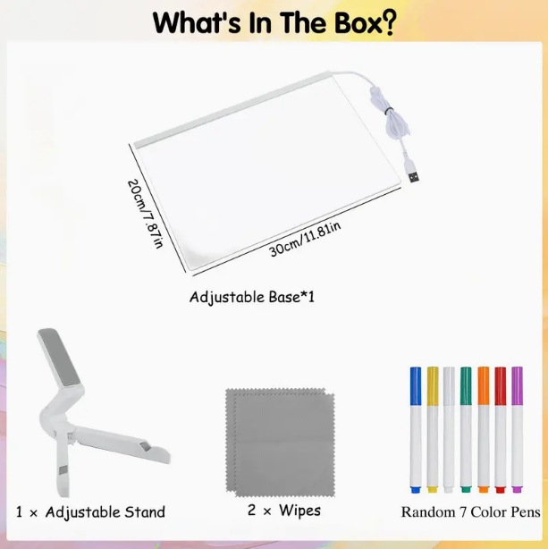 Tablero fluorescente transfronterizo, letra manuscrita, cartelera luminosa, puesto de exhibición, tarjeta de luz, tienda de té con leche, menú creativo, pizarra