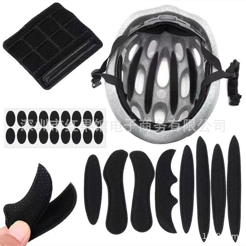 Cycling Helmet Lining, Motorcycle and Bicycle Helmet Lining Pads, Ultra-Thick Sponge, Hot and Cold Pressed Molding, Manufacturer's Ready Stock