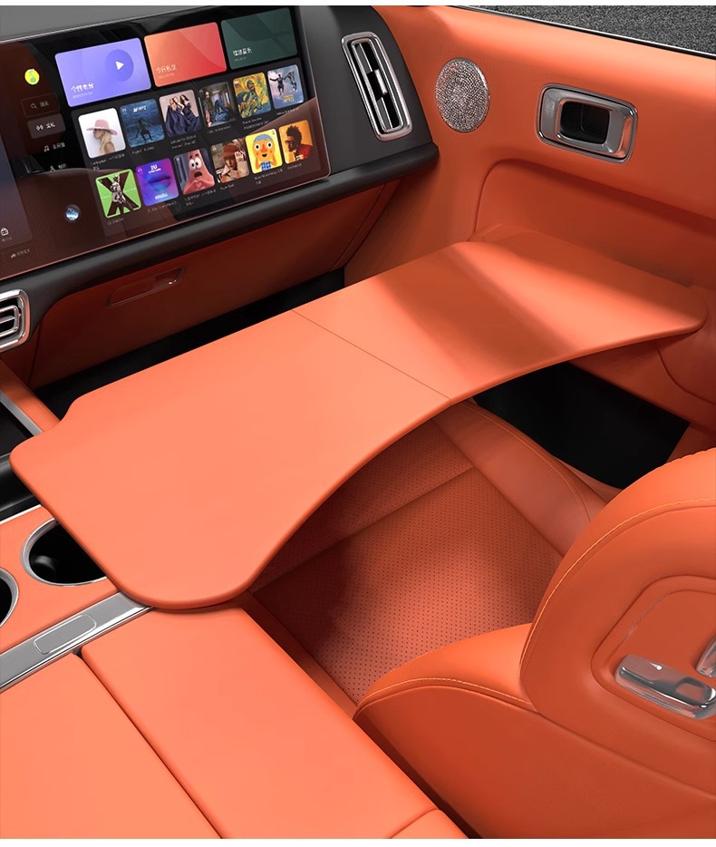 Car-Mounted Small Table Suitable for Li Auto L6, L7, L8, Dedicated Front-Row Folding Dining Table, Computer Desk, In-Car Desk