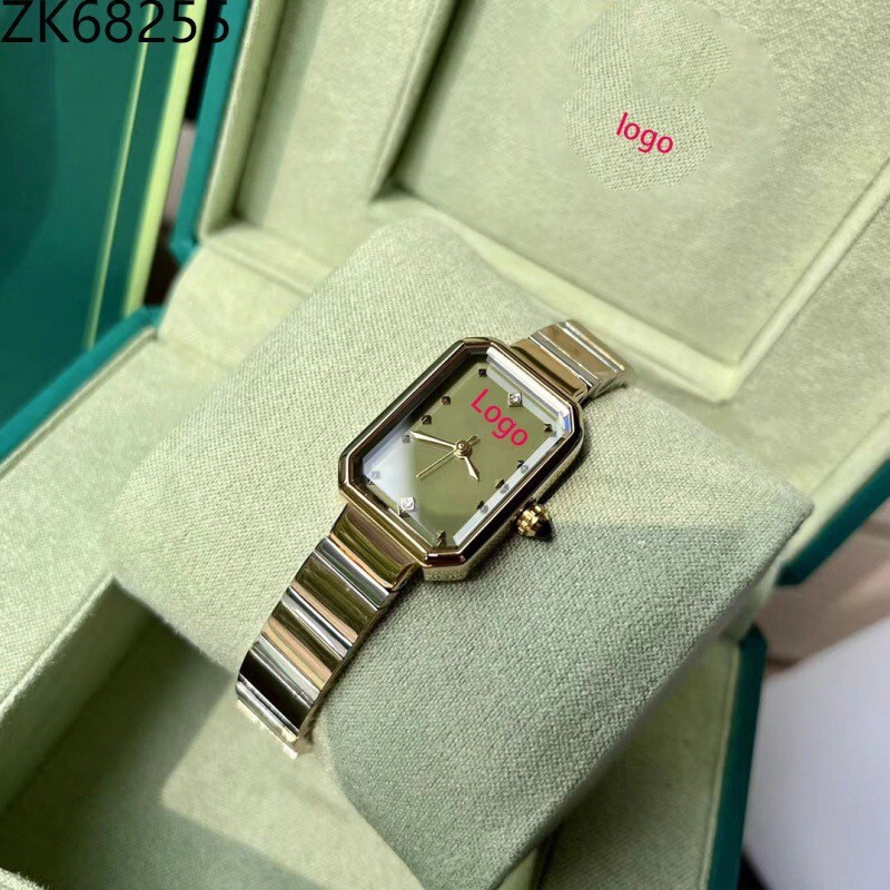 New Lola Sugar Cube Small Green Watch with Steel Strap, Vintage Simple Fashion Square Women's Watch, Wholesale and Dropshipping New Lola Sugar Cube Small Green Watch with Steel Strap, Vintage Simple Fashion Square Women's Watch, Wholesale and Dropshipping