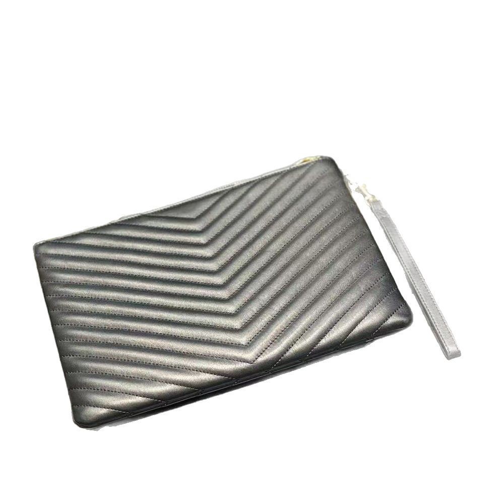New Women's Genuine Leather Clutch Bag, Small Cowhide Multi-Slot Handbag, Fashionable Evening Bag, Mobile Phone Envelope Bag - Thumbnail 5