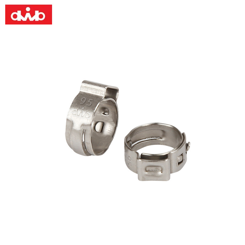 乐清东博dwb工厂生产转向器传动轴油管304/316不锈钢单耳卡箍