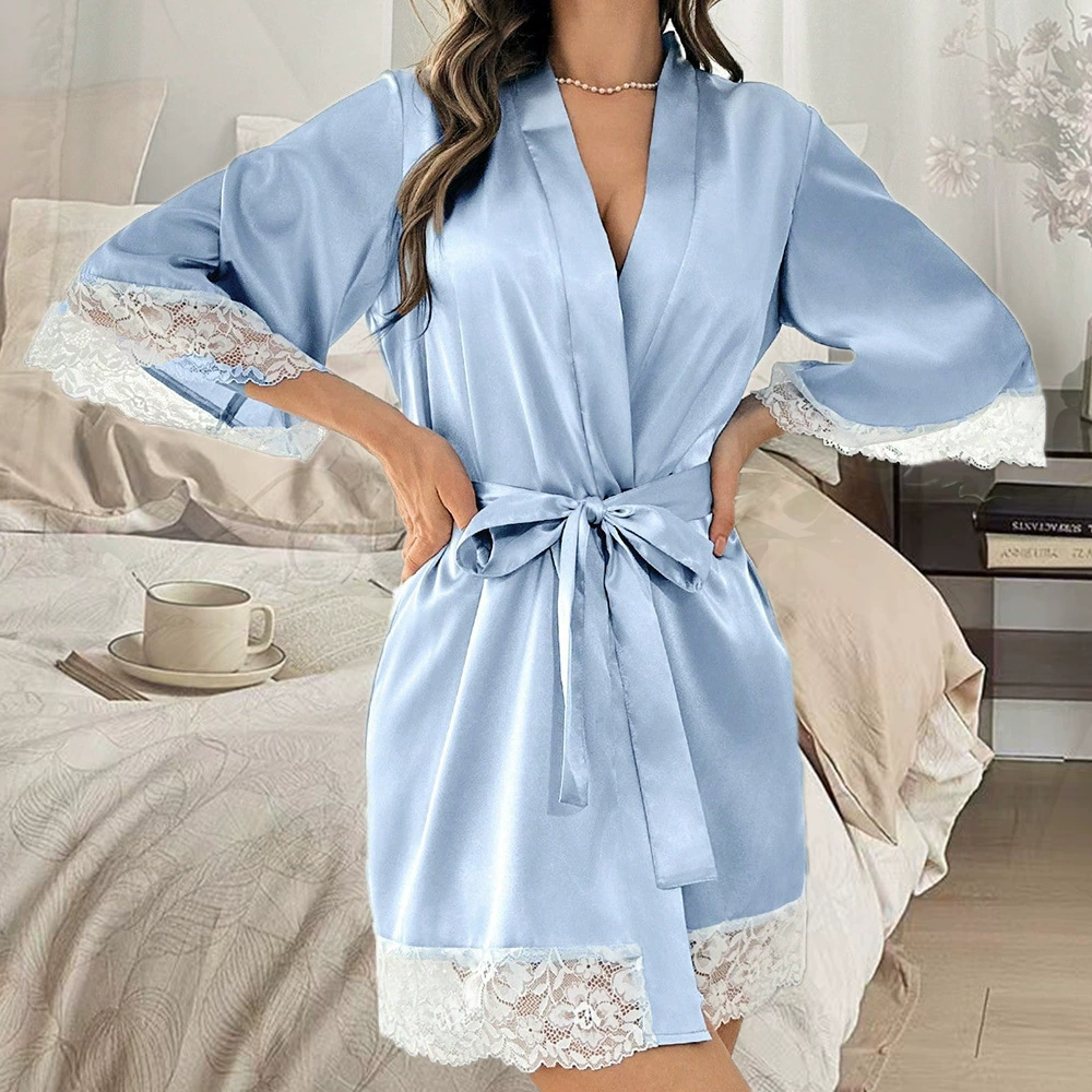 (Кросс-бордер торговля), sexy underwear, зимний халат, шелковый пижама, оптом