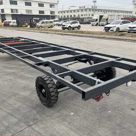 电动景区巡游花车底盘定制多驱四轮餐车彩灯车架底盘无人驾驶底盘