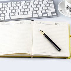 A5 notebook strapped business notepad printed with logo soft leather student stationery diary hand ledger wholesale