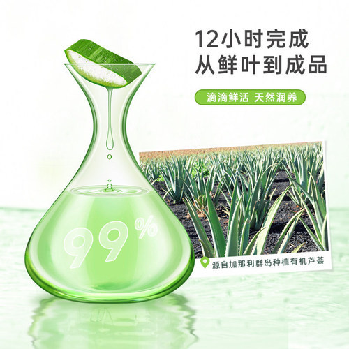 Aloe vera gel removes acne marks, repairs and moisturizes after sun exposure, non-greasy repair gel cream for men, women