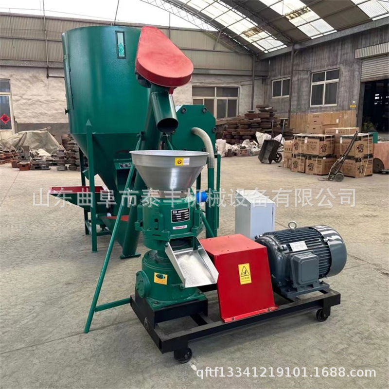 400型谷物饲料颗粒机 全自动家禽饲料颗粒机 养殖动物饲料制粒机