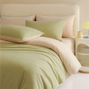 40 long-staple cotton quilt cover cotton single piece spring thickened brushed quilt single product solid color double-piece cotton quilt cover