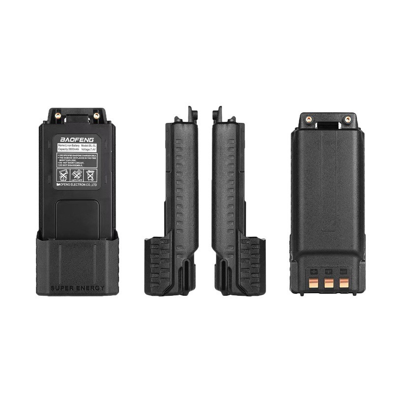 Baofeng UV5R nueva batería alargada UV5RE/UV5RA/F8HP TYPE-C recargable BL-5L 3800mAh