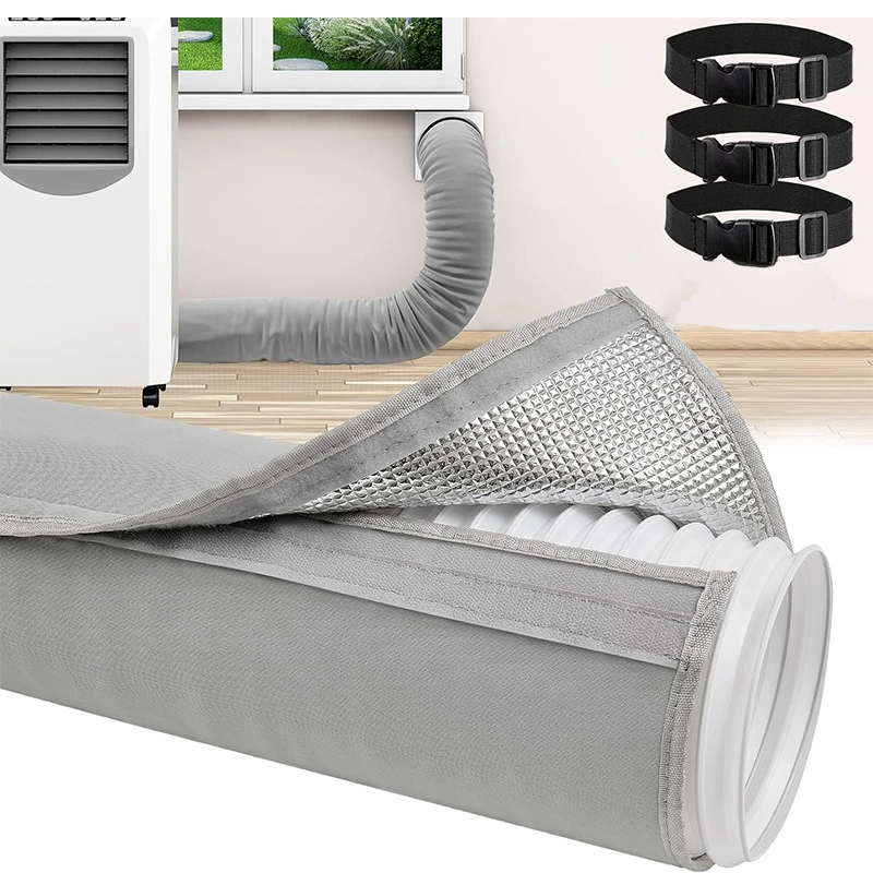 Изолированный рукав для шланга кондиционера, вентиляционная труба, трехслойный рукав для шланга кондиционера с алюминиевой фольгой для портативного кондиционера