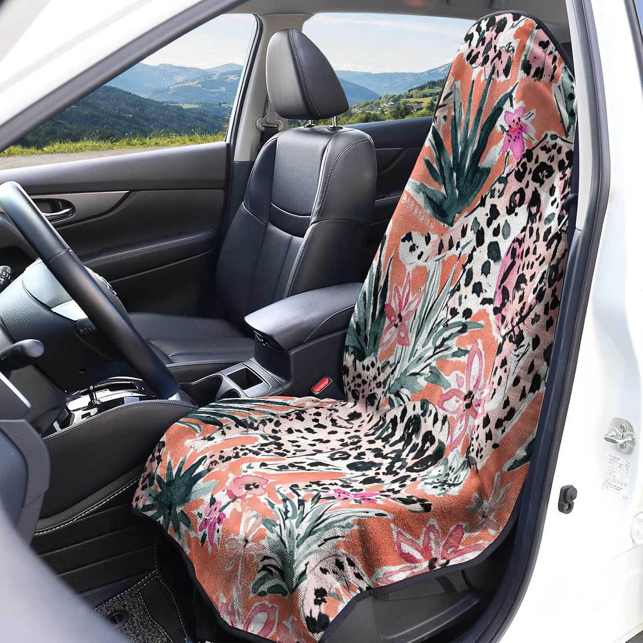 Car seat towel cover front seat protector suitable for gym and exercise, universal for all seasons, car use 44