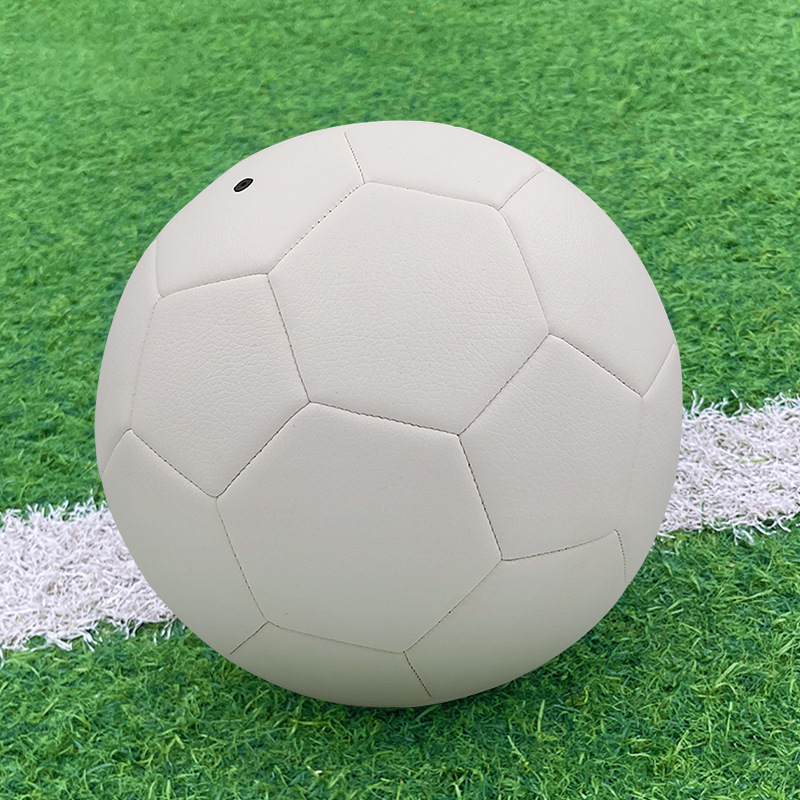 Pure white PVC machine-sewn football painting DIY painting signature…