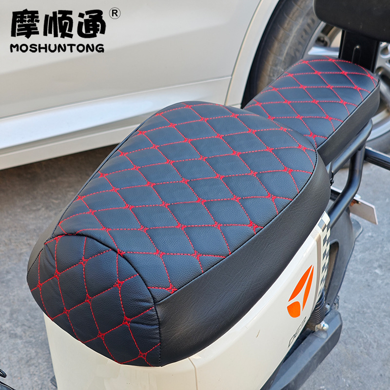 New National Standard Electric Vehicle Seat Cover, Warm and Sun-Protective, Suitable for Yadea, Aima, Tailing, Shenyuan, Xinri Electric Vehicles