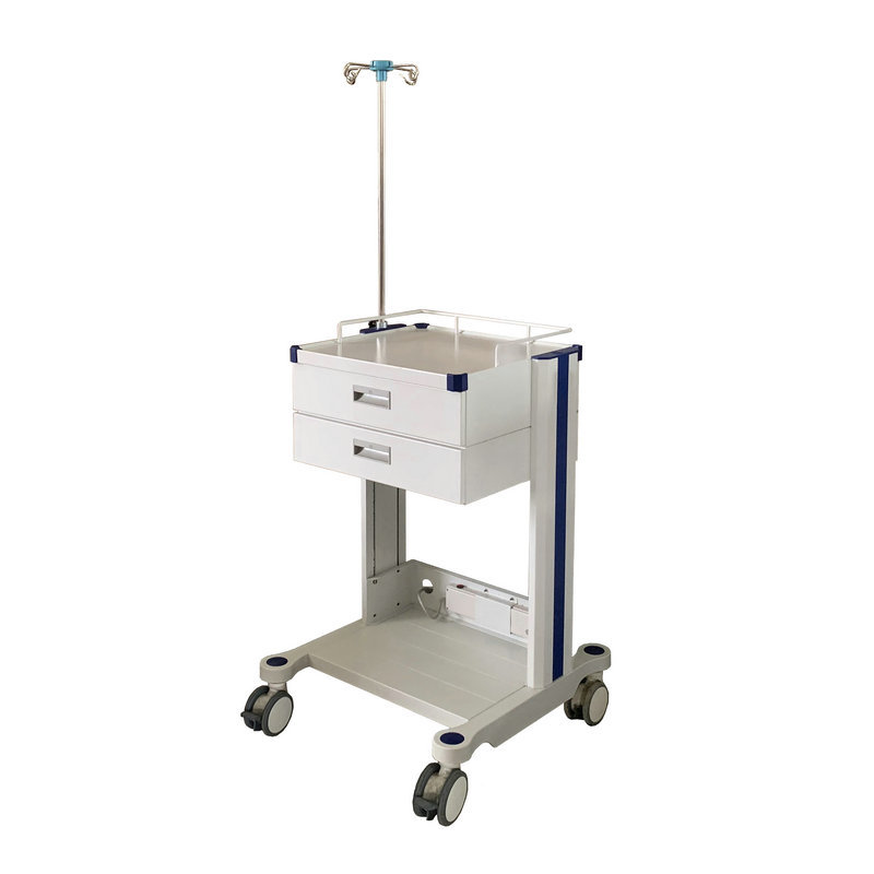 养老院美容院推车 护士查房移动推车小型呼吸机输液泵推车