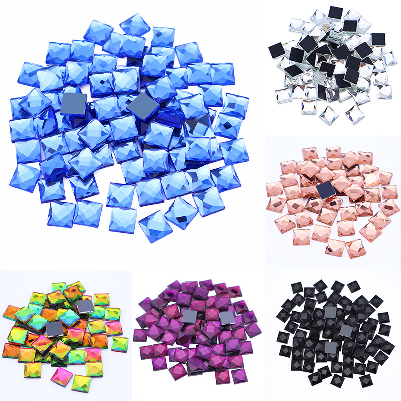 Cristales de Vidrio Cuadrados para Calzado, Ropa y Accesorios DIY image 3