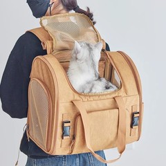 宠物外出便携双肩外带猫咪透气折叠携带大容量书包猫多功能宠物包