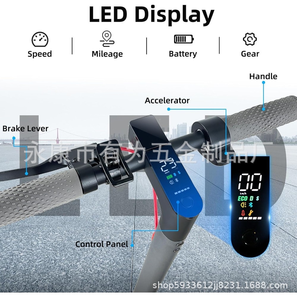 Suministro exclusivo transfronterizo, venta directa de fábrica, patinete eléctrico M365, batería de larga duración, vehículo eléctrico plegable para adultos.