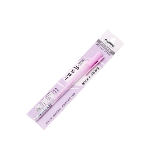 Good-knowledge dot glue pen hand account paste quick-drying manual dot glue wholesale color macaron high-value glue pen