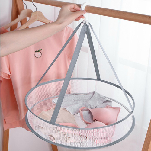 Folding clothes rack, flat spread to dry socks, drying net, hanging clothes, household drying net, anti-wind drying net, sweater drying net bag