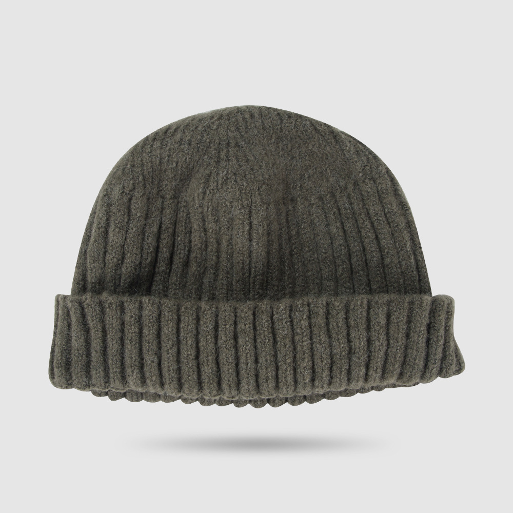 105g Weight Office, Outdoor, Travel, Birthday, Festival, Sports, Shopping Occasion Stripe Pattern Unisex Gender Hip-Hop Style Light Grey, Grey, Beige, Green, Blue, Wine Red, Camel, Yellow, Black Color One Size Size Korean Melon Hat Warm Pure Color Knitted Wool Hat Outdoor Hat Hip Hop Tide 8