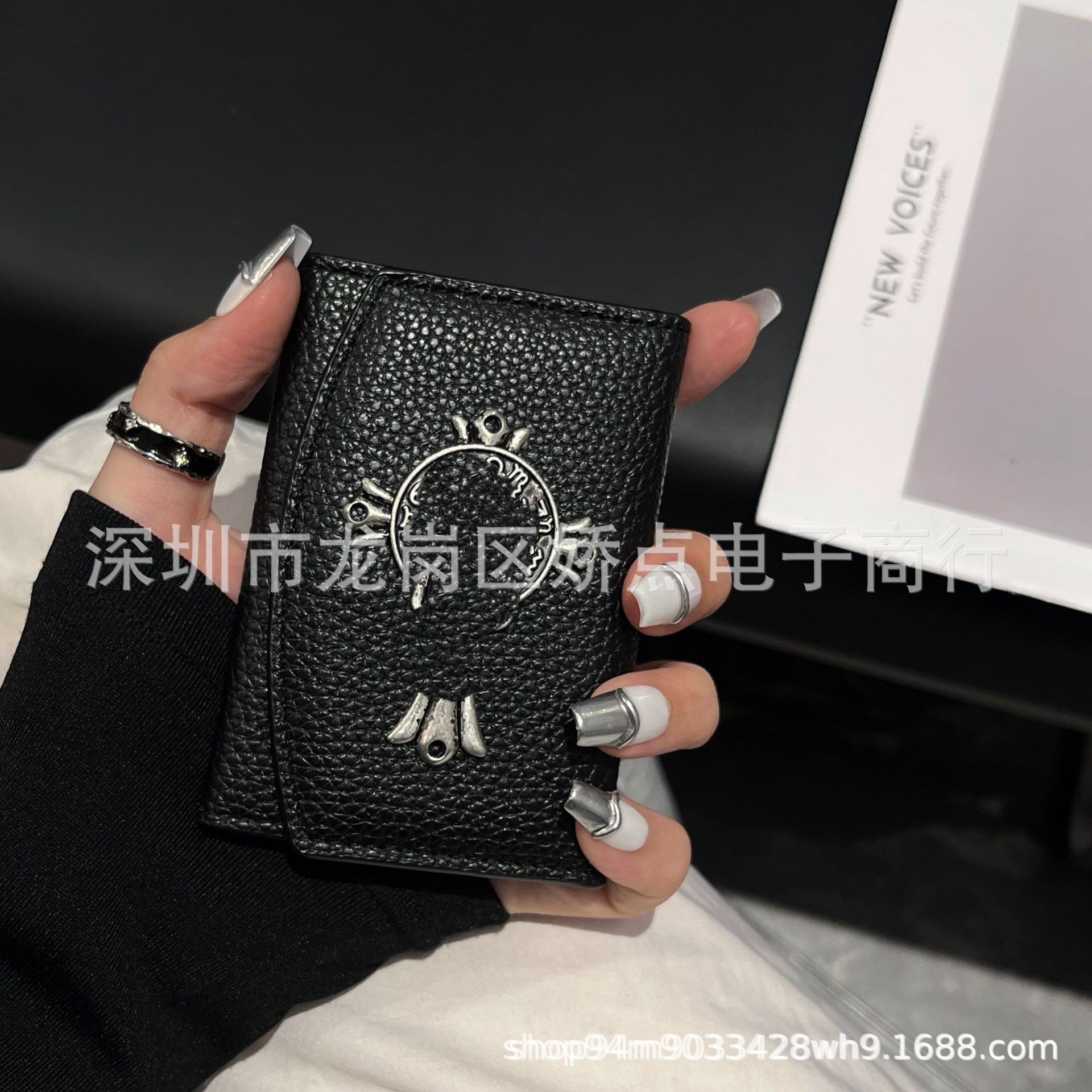 70% off 리치 패턴 혼합 크로스 카드홀더
