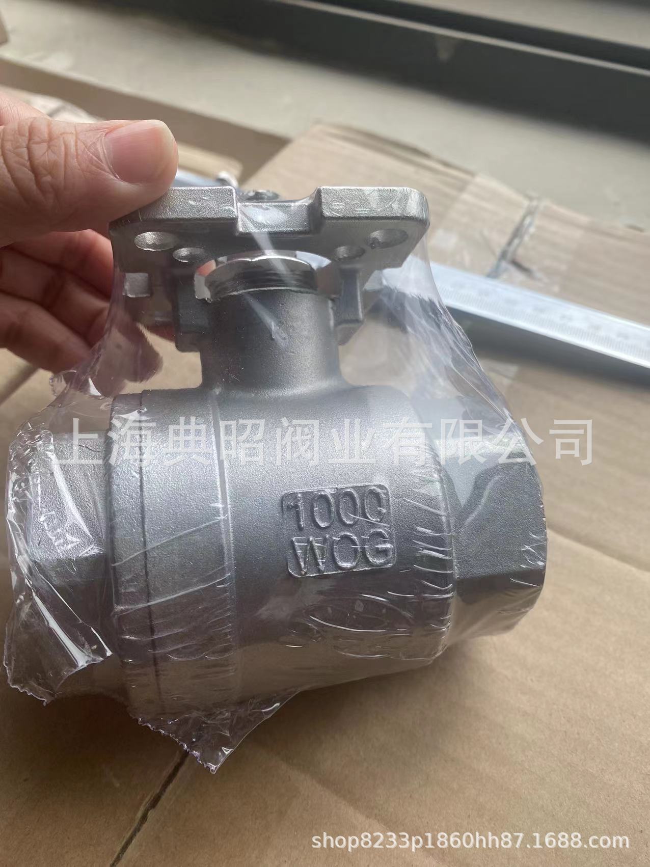 1000WOG两片式高平台球阀 Q11F不锈钢丝扣球阀 4分 6分 1寸