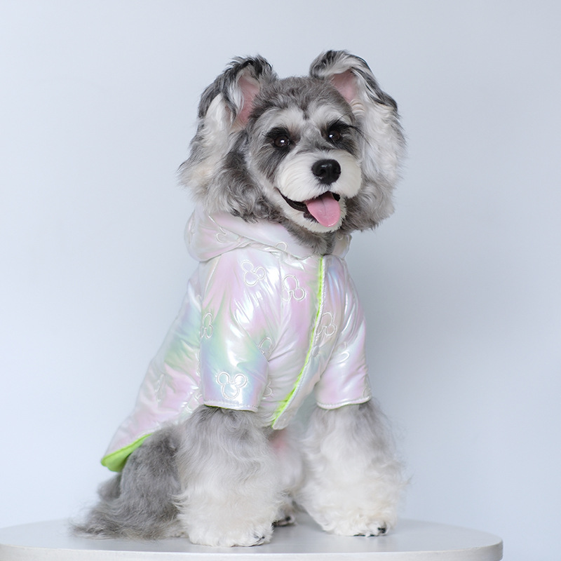 Ropa de invierno para perros, abrigo grueso de algodón para Shiba Inu, Corgi, Schnauzer, Teddy, Bichón, ropa de invierno cálida para mascotas, Año Nuevo