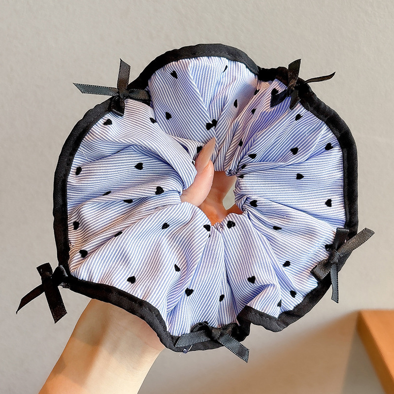 Primavera y verano coreanos, anillo de cabello de intestino grueso, nuevo tipo de cabello de cabello de cola de caballo, flor de bosque, cabello de sensación superior, adornos de cabello para mujeres