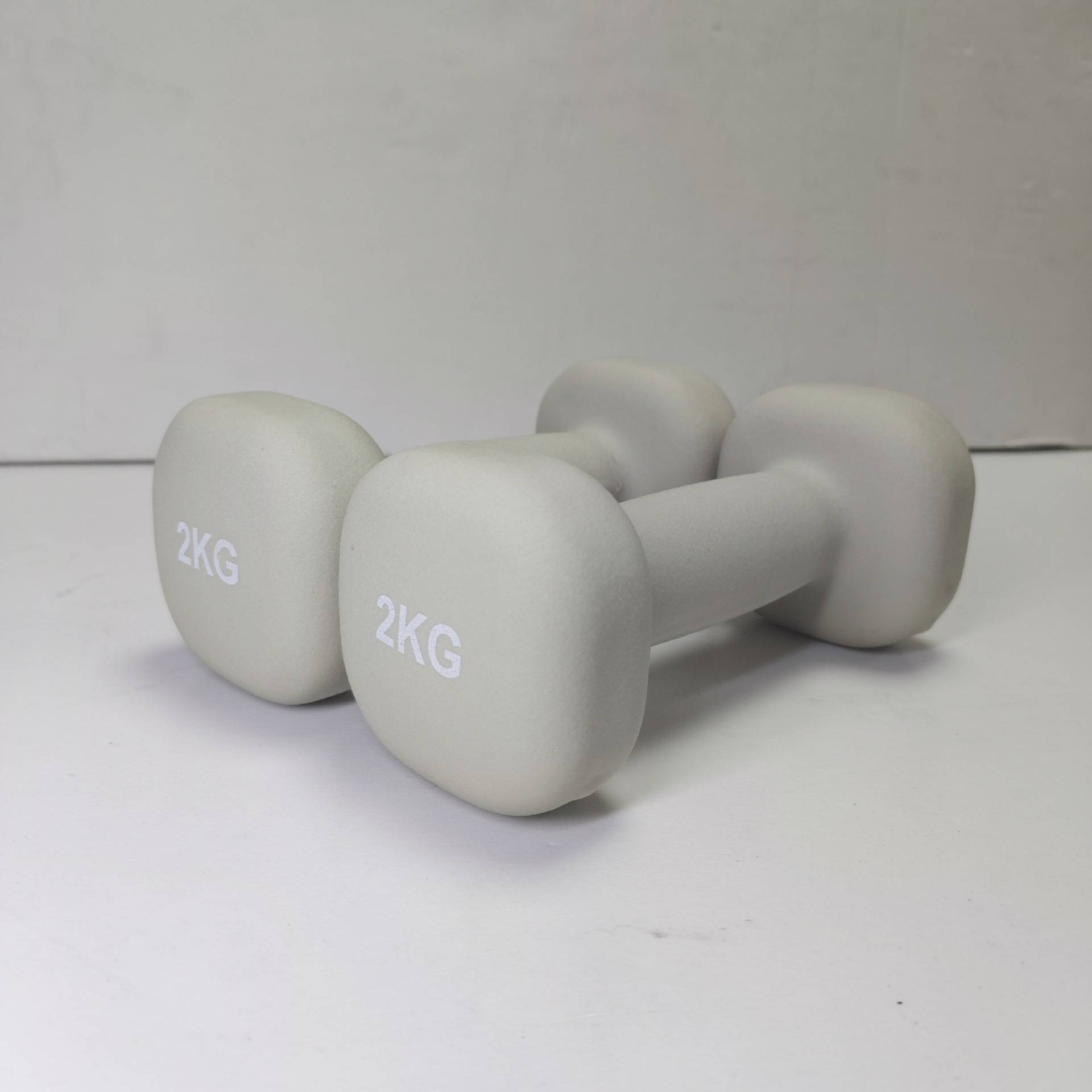 Beige 2kg [square head dumbbell] single
