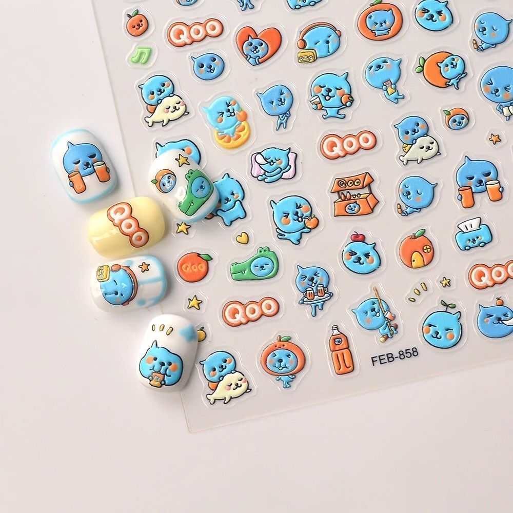 children's cartoon nail stickers