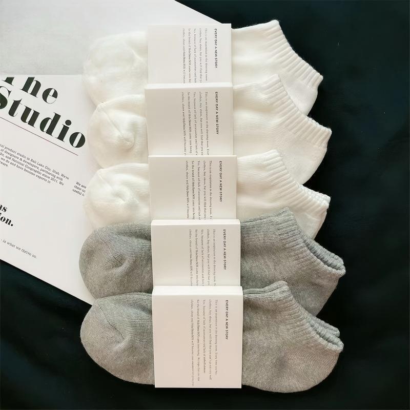 【Cotton】Xinjiang cotton 7A antibacterial socks for men and women, high-quality cotton, short-cut style for all seasons, odor-resistant, breathable, business and sports socks