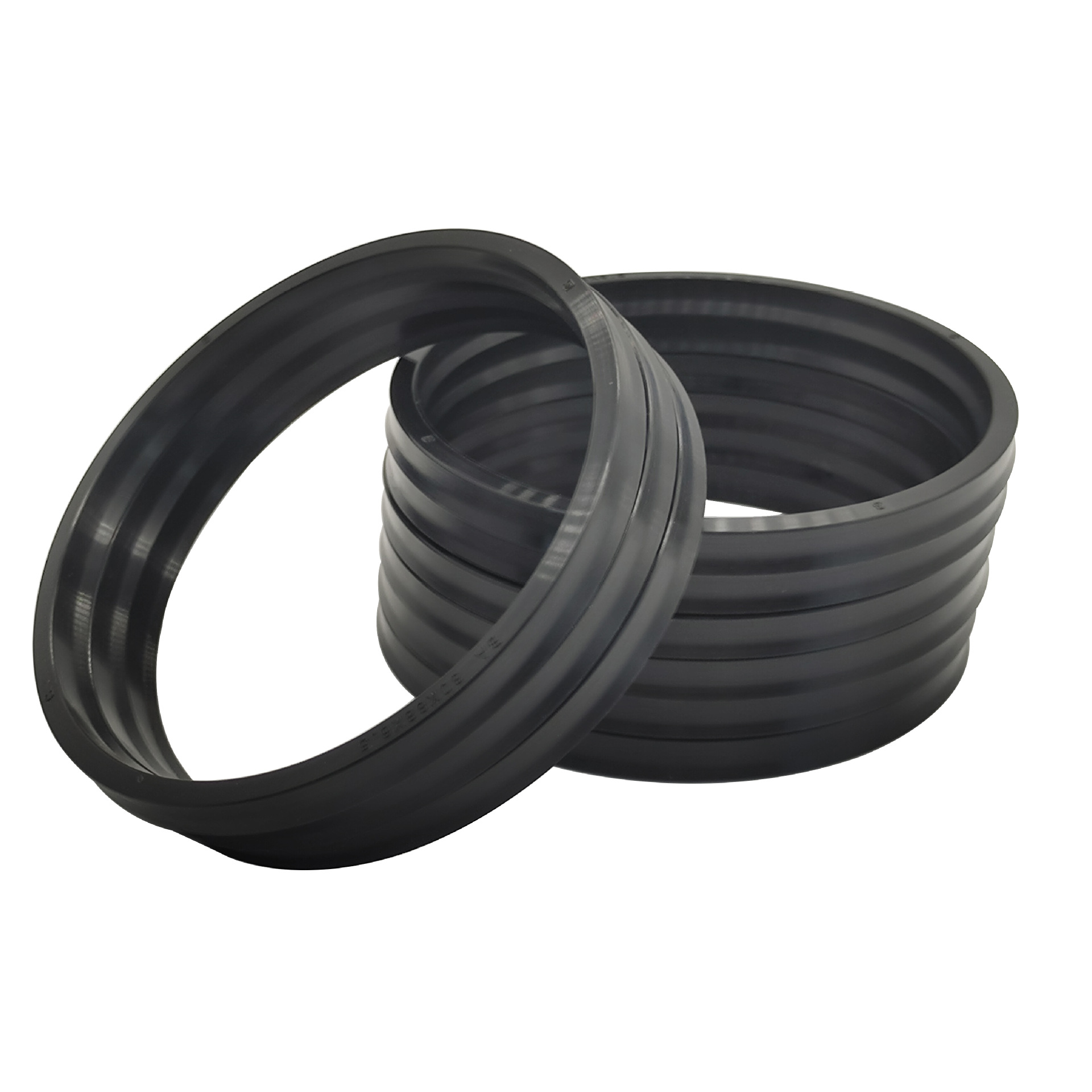 BA型黑色聚氨酯活塞杆密封加O圈油封 挖机密封  80*92*9