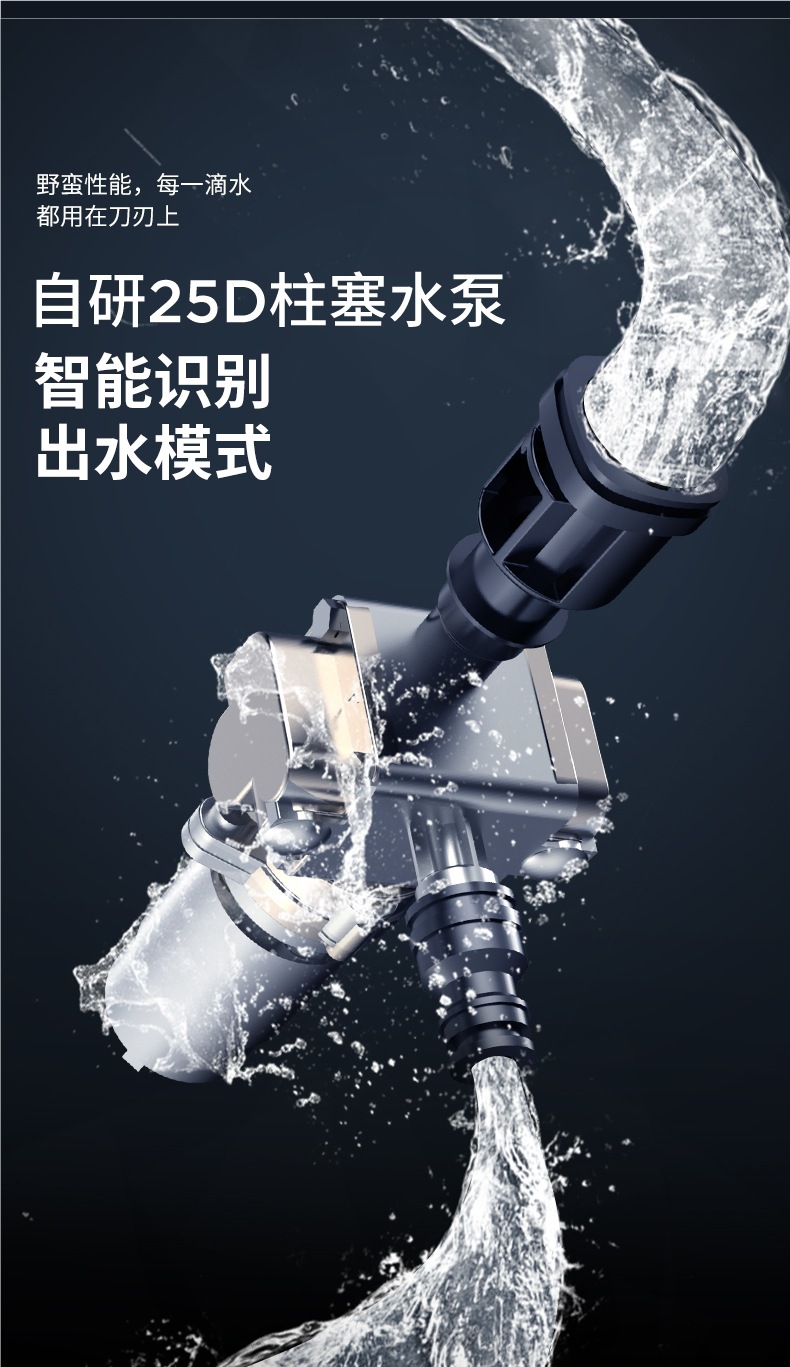 Wireless Car Washing Machine, Household High-Pressure Water Gun Cleaning Artifact, Car Charging, High-Power Lithium Battery, Powerful Booster