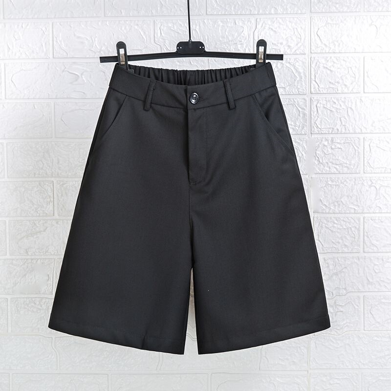 Women's Summer 2026 New Style Korean High-Waisted Slimming Wide-Leg Shorts, Plus-Size Ice Silk Mid-Length Pants Trendy