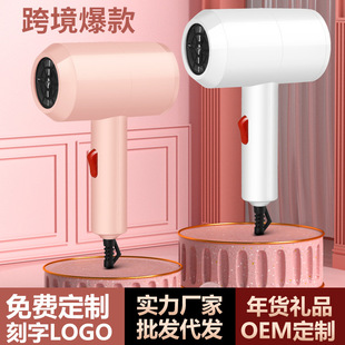Hair Dryer Household Blue Light Negative Ion Hair Salon High-Power Hair Dryer Dormitory Hot and Cold Air Hair Dryer Gift Cross-Border