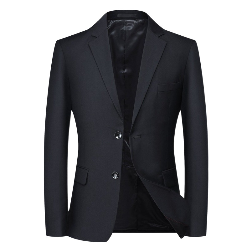 Blazer para hombre de primavera y otoño, traje de novio, traje de dos piezas para hombre, traje formal ajustado para el trabajo.