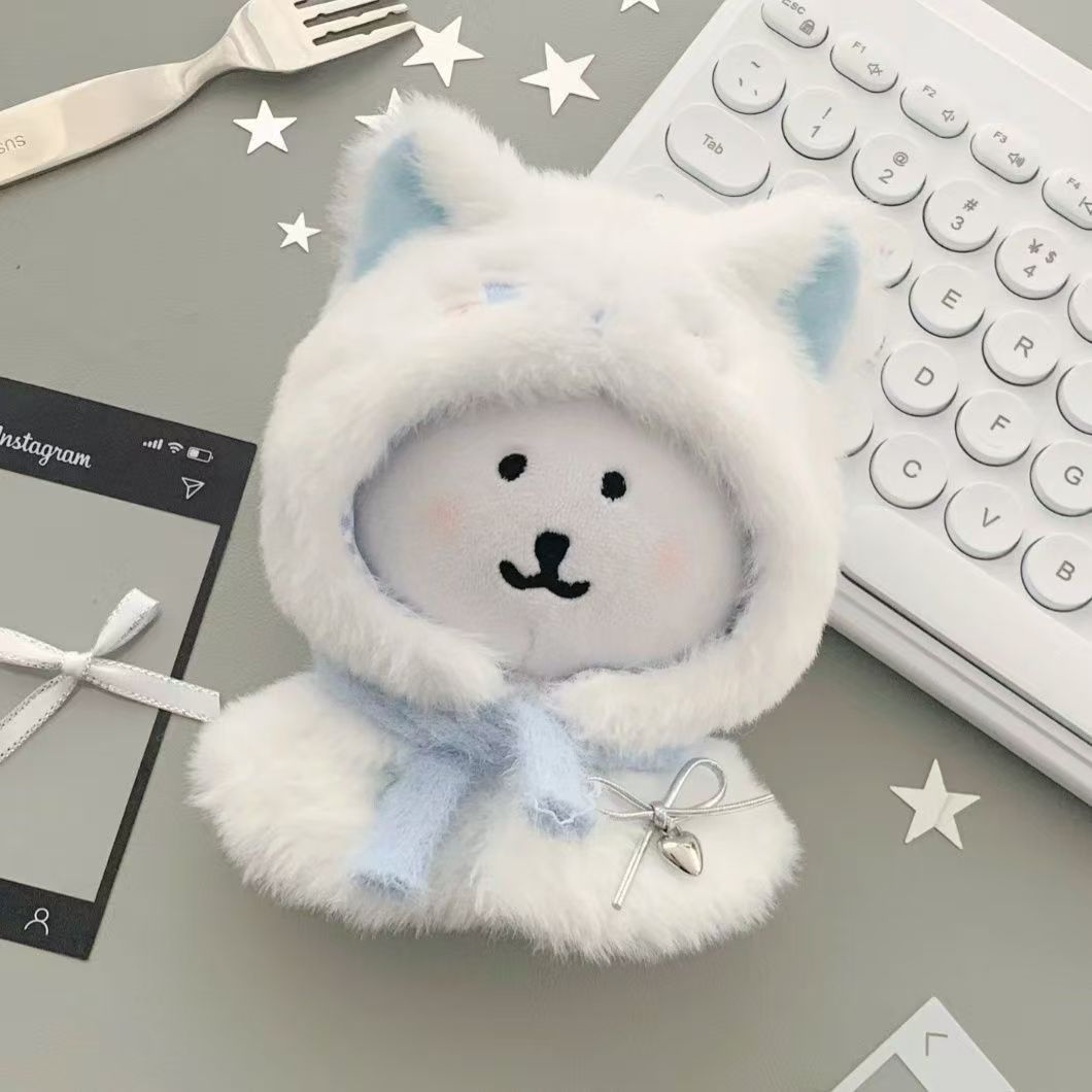 Blue scarf fox cloak