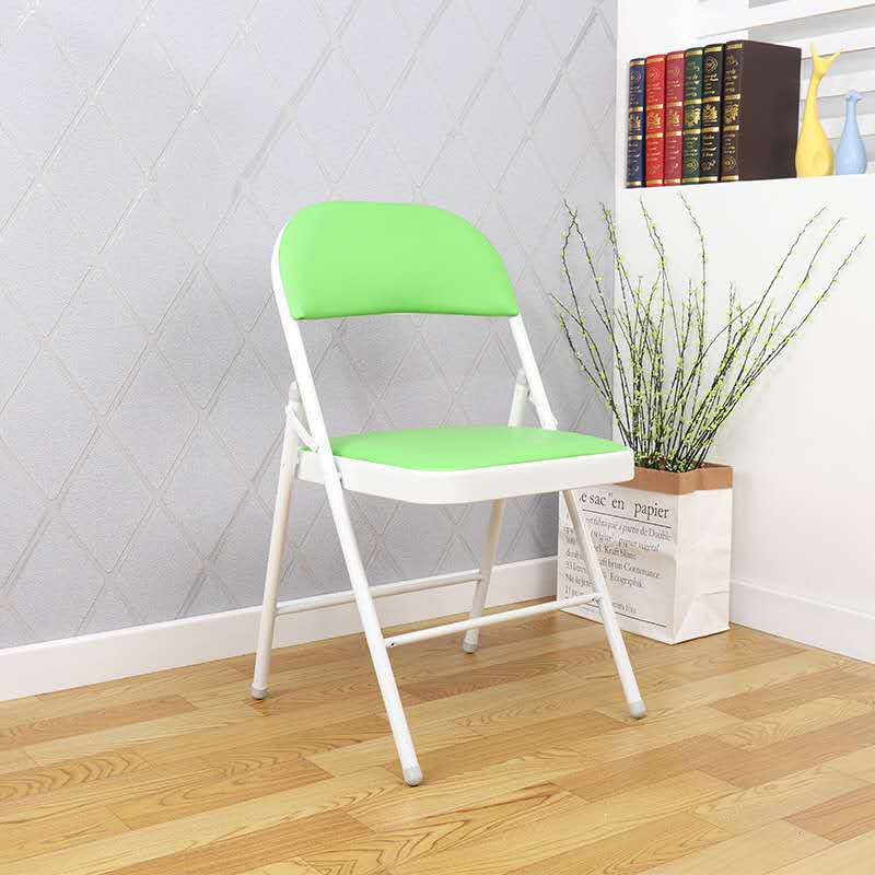 두꺼운 강철 판베이스 더블 레이어 스폰지 흰색 다리 녹색 얼굴