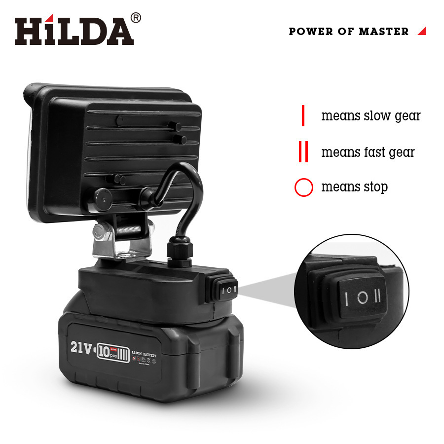 Iluminación exterior HILDA/Hilda, LED de alto brillo, iluminación de amplio rango, interfaz MT, cabezal de lámpara giratorio, luz LED