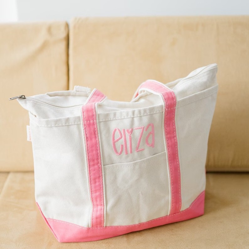 Etsy Hot-Selling Embroidered Canvas Handbag Large-Capacity Grocery Shopping Bag Simple Supermarket Shopping Bag Personalized Shoulder Bag Etsy Hot-Selling Embroidered Canvas Handbag Large-Capacity Grocery Shopping Bag Simple Supermarket Shopping Bag Personalized Shoulder Bag