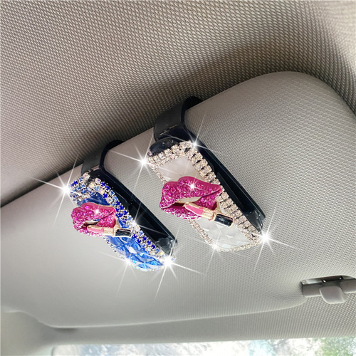 Sunshade storage car glasses clip card holder car-use glasses clip sunglasses prescription glasses ticket car glasses clip