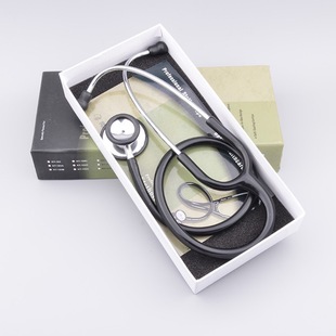 Cross-Border English Version of Medical Double-Headed Stethoscope Double-Sided Heart Stethoscope with Anti-Cold Ring Stethoscope